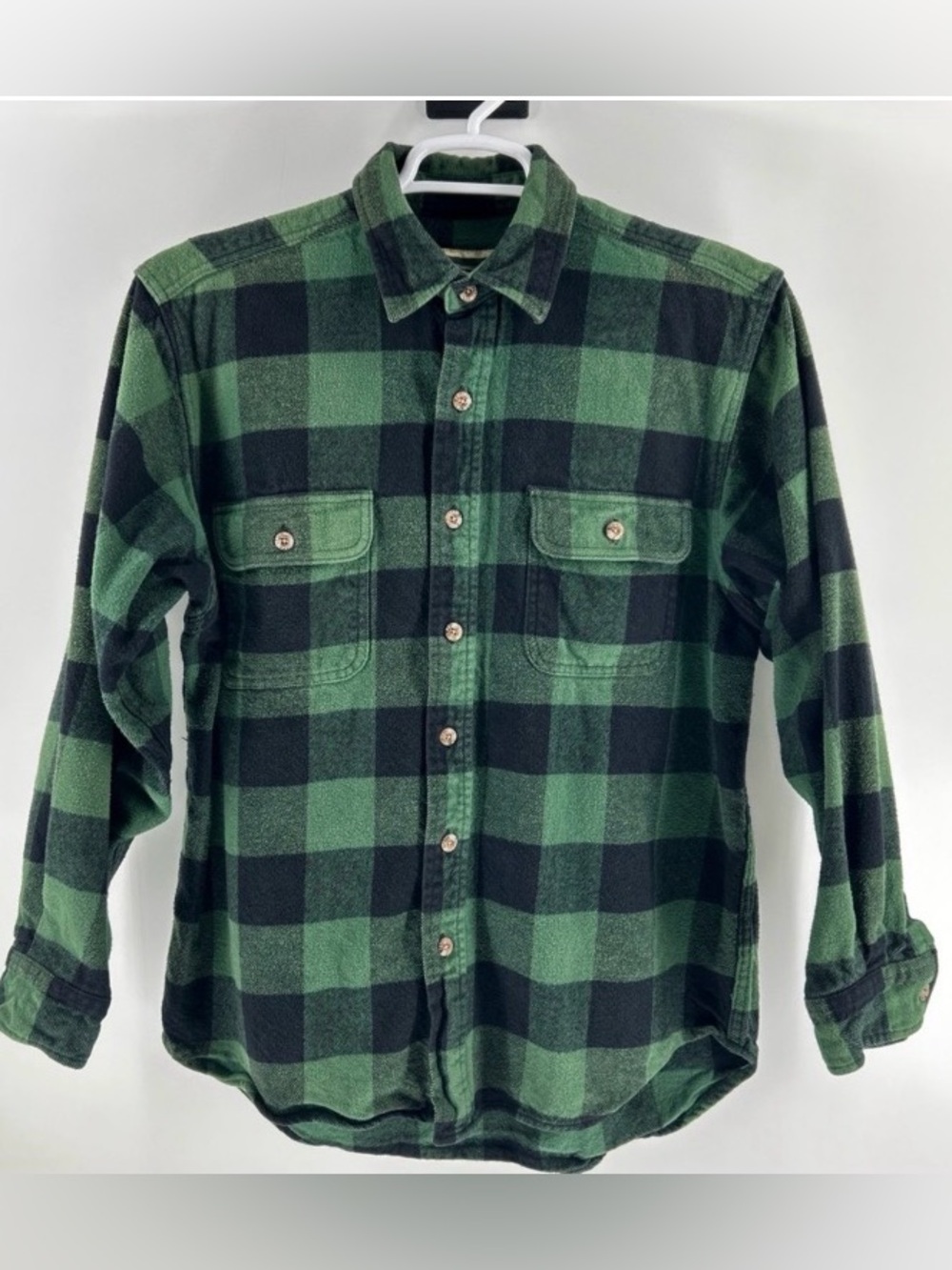 Field & Stream Green and Black Checkered Shirt